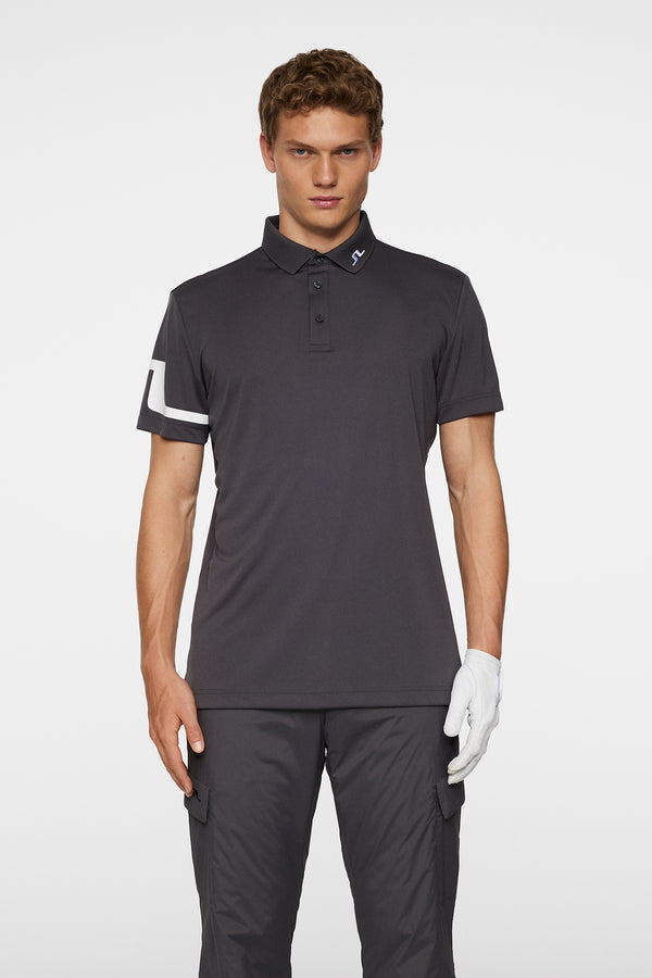 j.lindeberg Heath Polo Asphalt