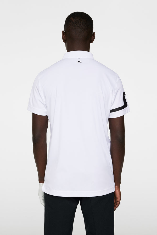 J.lindeberg Heath Regular Fit Golf Polo White