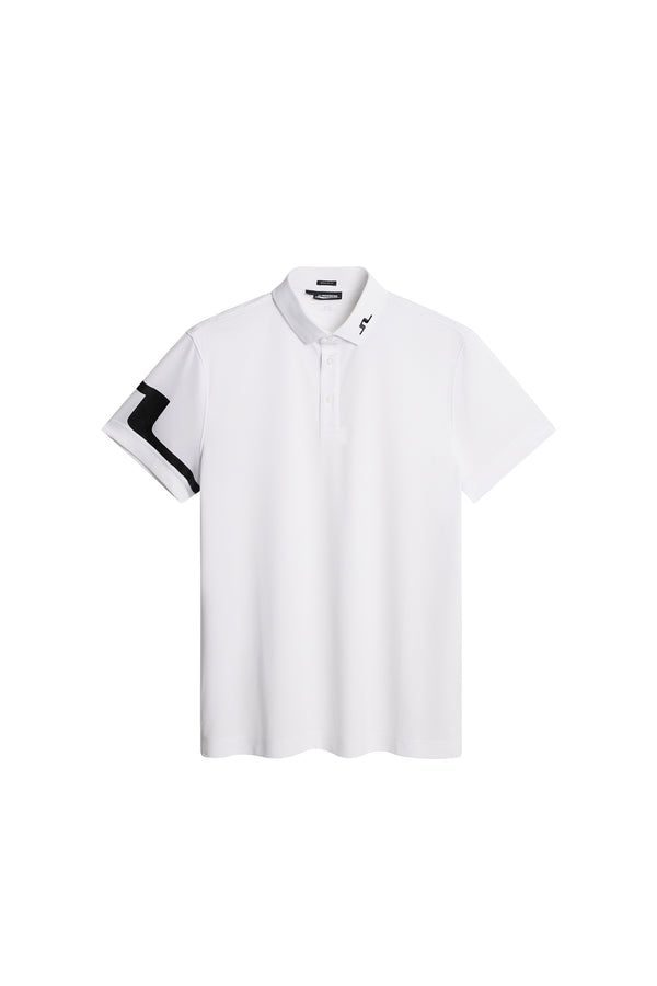 J.lindeberg Heath Regular Fit Golf Polo White