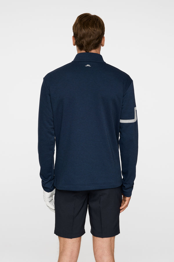 J.lindeberg Heath Strike Mid Layer Navy Melange