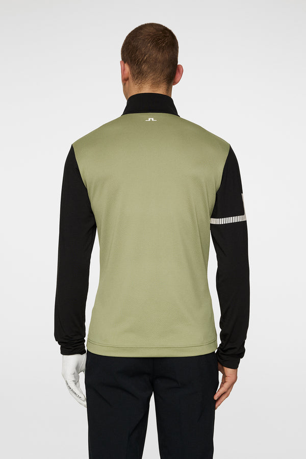 J.lindeberg Heath Strike Mid Layer Oil Green