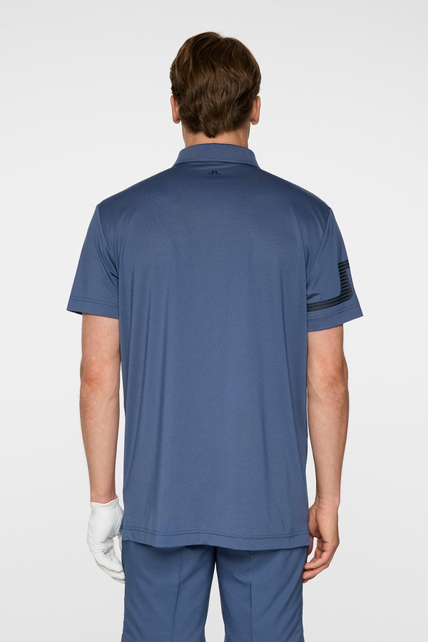 J.lindeberg Heath Strike Polo Vintage Indigo