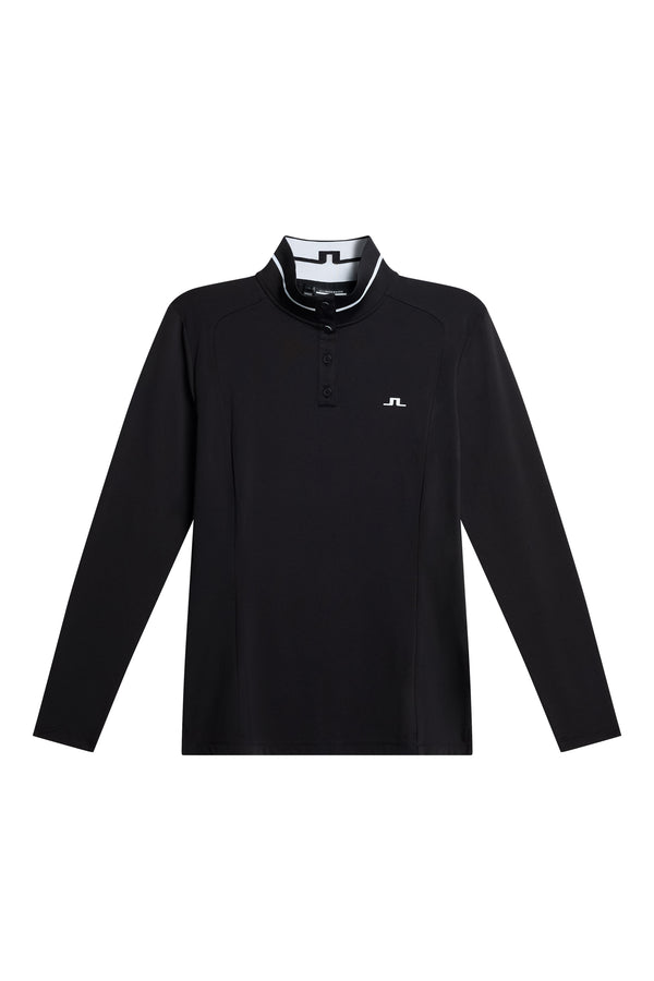 J.lindeberg Hertta Long Sleeve Polo Black