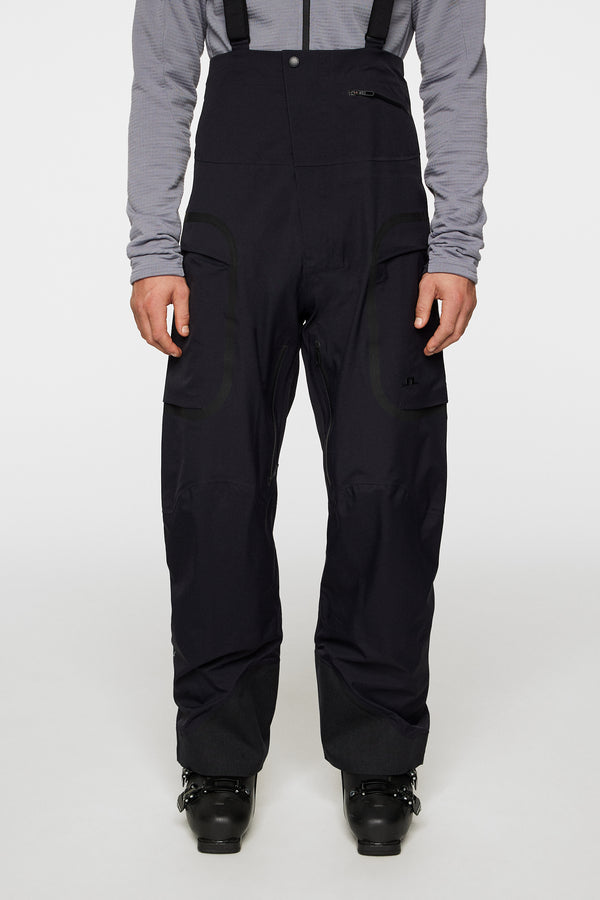 j.lindeberg High Grounds Shell Bib Pants Black