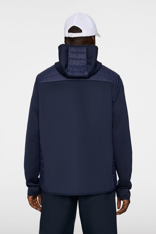 J.lindeberg Holden Quilt Hybrid Hood JL Navy