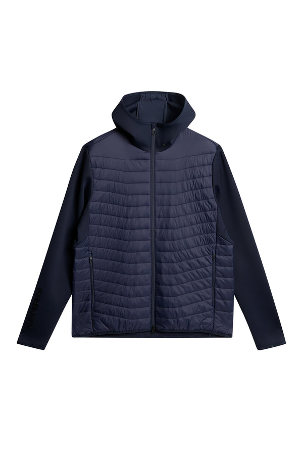 J.lindeberg Holden Quilt Hybrid Hood JL Navy