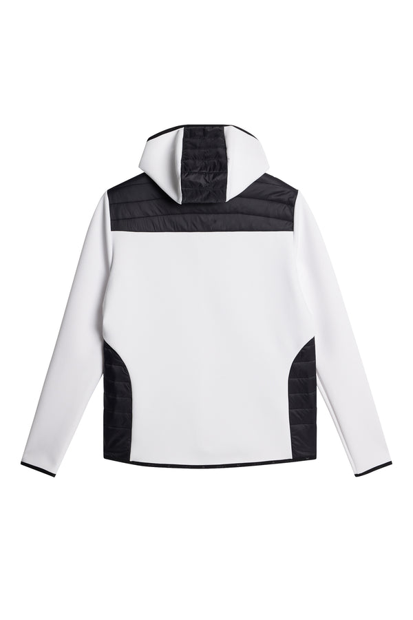 J.lindeberg Holden Quilt Hybrid Hood White