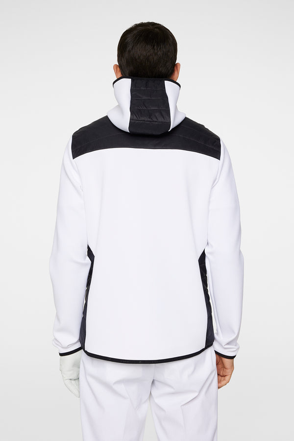 J.lindeberg Holden Quilt Hybrid Hood White