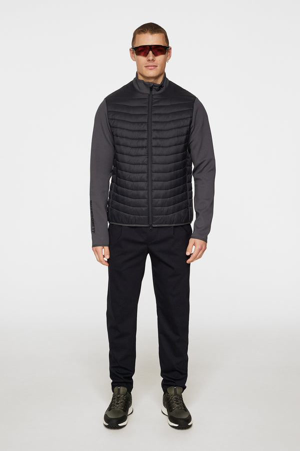 J.lindeberg Holden Quilt Hybrid Jacket Asphalt