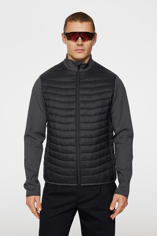 j.lindeberg Holden Quilt Hybrid Jacket Asphalt