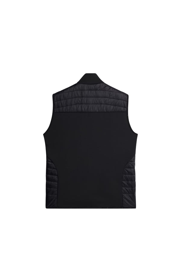 J.lindeberg Holden Quilt Hybrid Vest Black