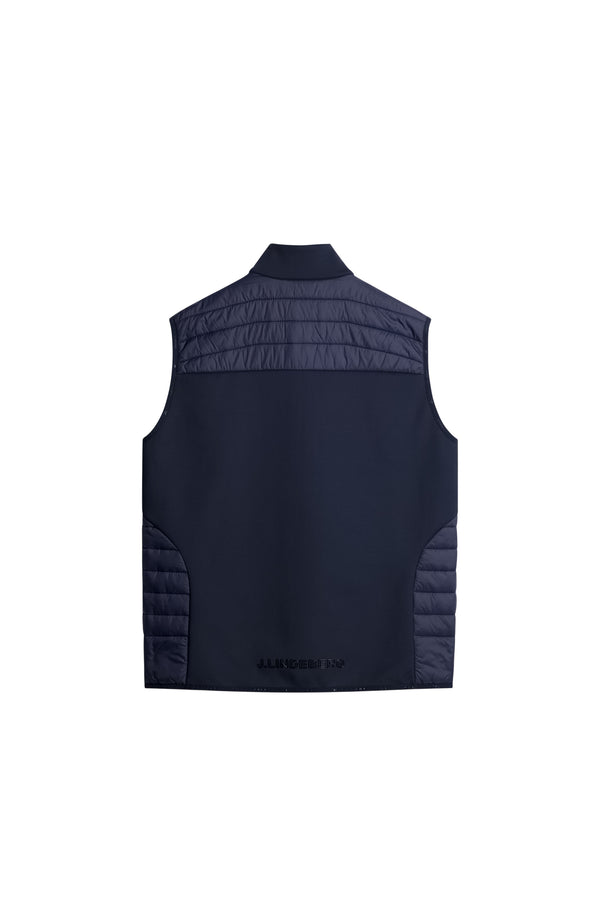 J.lindeberg Holden Quilt Hybrid Vest JL Navy