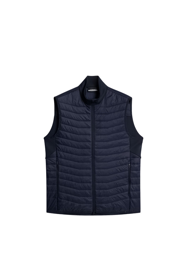 J.lindeberg Holden Quilt Hybrid Vest JL Navy