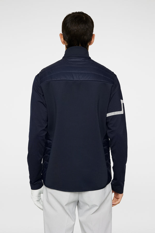 J.lindeberg Holden Quilt Hybrid Vest JL Navy
