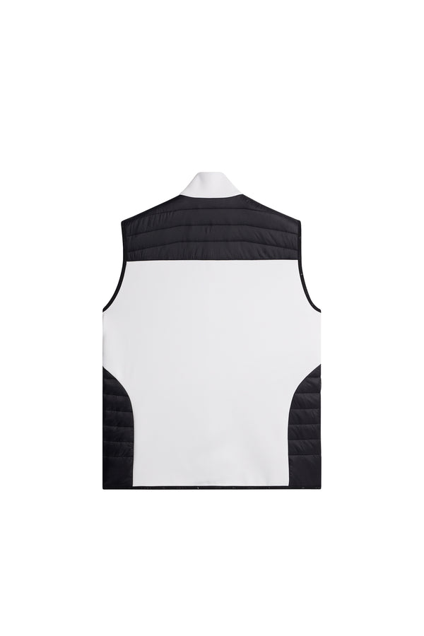 J.lindeberg Holden Quilt Hybrid Vest White