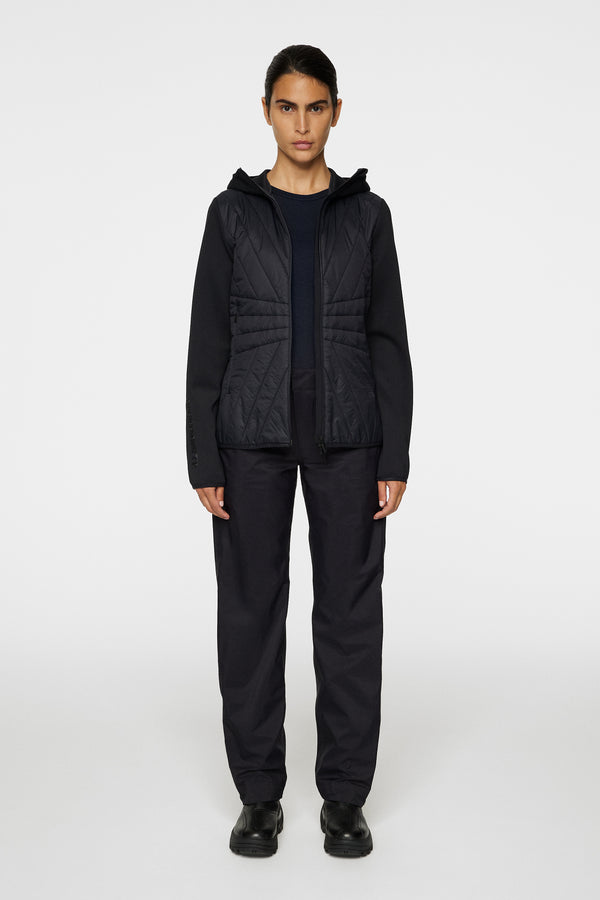 J.lindeberg Holma Quilt Hybrid Hood Black