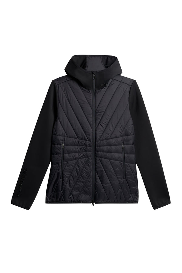 J.lindeberg Holma Quilt Hybrid Hood Black
