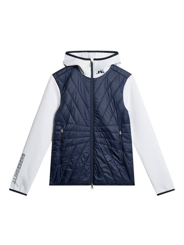 J.lindeberg Holma Quilt Hybrid Hood JL Navy