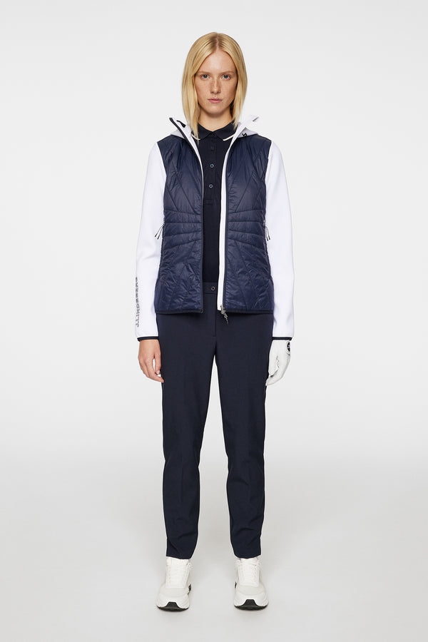 J.lindeberg Holma Quilt Hybrid Hood JL Navy