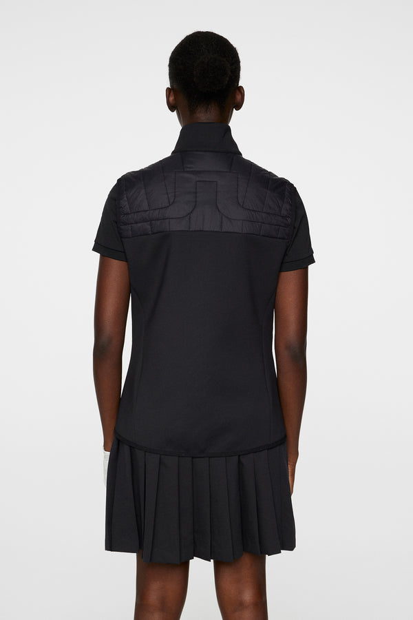 J.lindeberg Holma Quilt Hybrid Vest Black