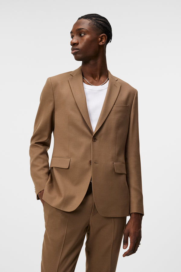 j.lindeberg Hopper U Active Hopsack Blazer Walnut