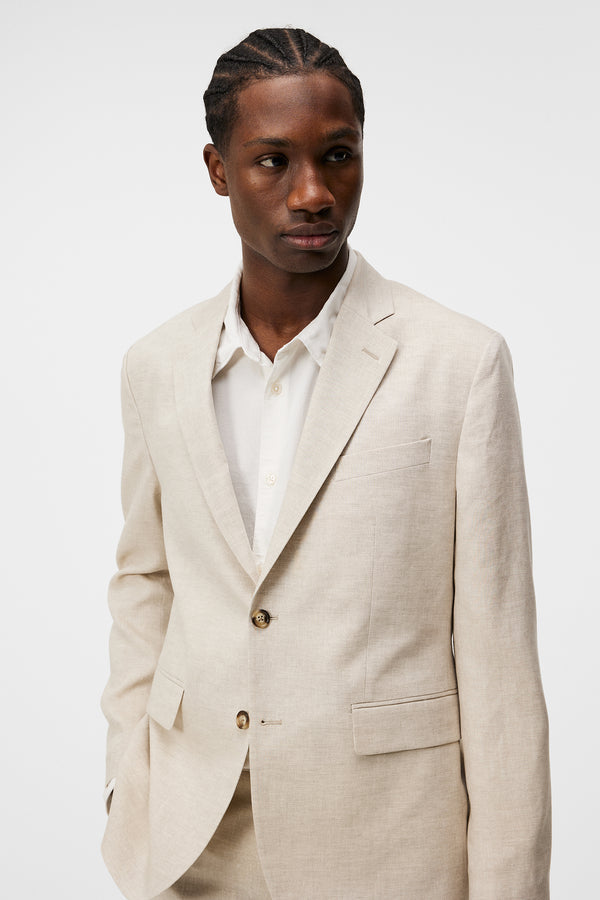 J.lindeberg Hopper U Super Linen Blazer Moonbeam