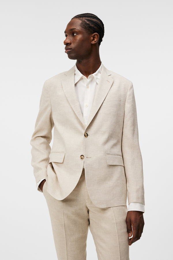 j.lindeberg Hopper U Super Linen Blazer Moonbeam