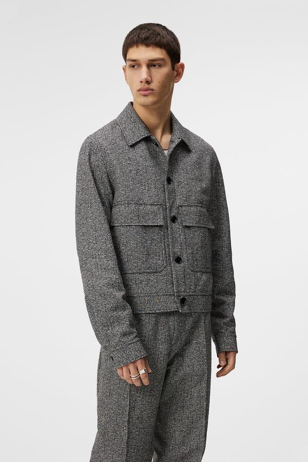 j.lindeberg Housten 2 Tone Overshirt Black