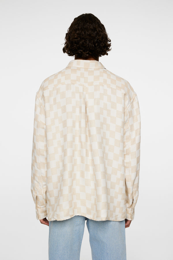 J.lindeberg Howard Jacquard Shirt Moonbeam