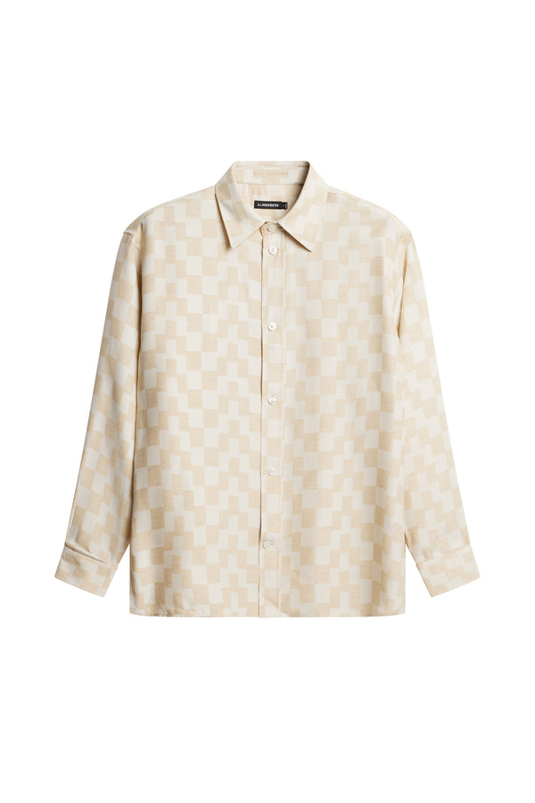 J.lindeberg Howard Jacquard Shirt Moonbeam