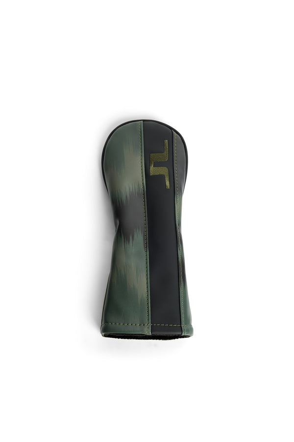 J.lindeberg Hybrid Print Headcover Warp Forest L