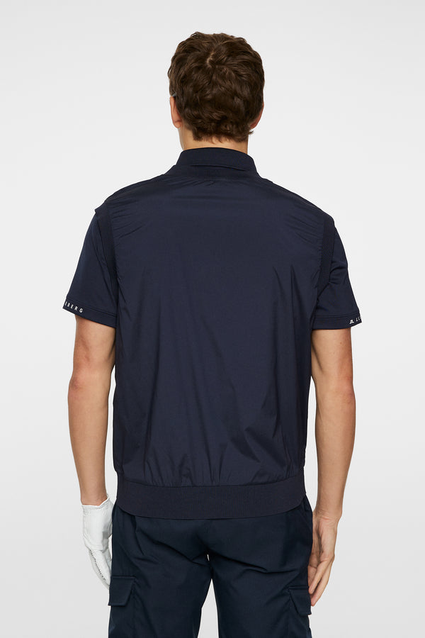 J.lindeberg Hybrid Vest Windbreaker JL Navy