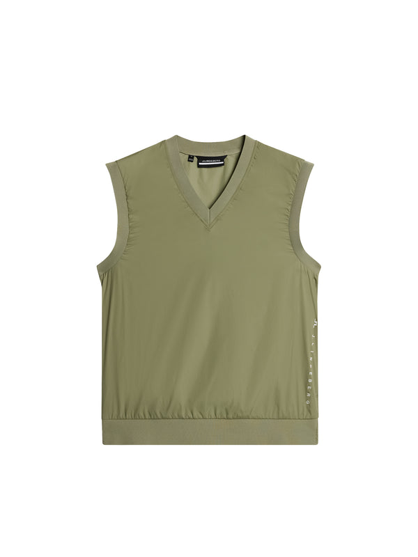 J.lindeberg Hybrid Vest Windbreaker Oil Green