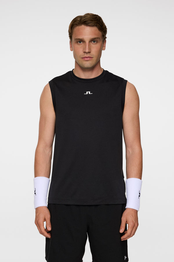 j.lindeberg Jack Sleeveless Tee Black