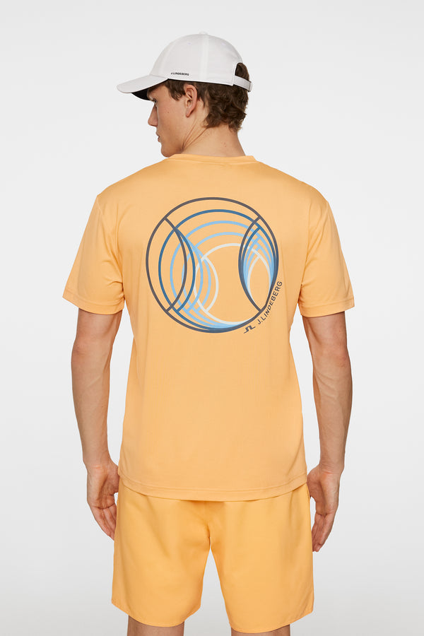 J.lindeberg Jamirez T Shirt Mock Orange