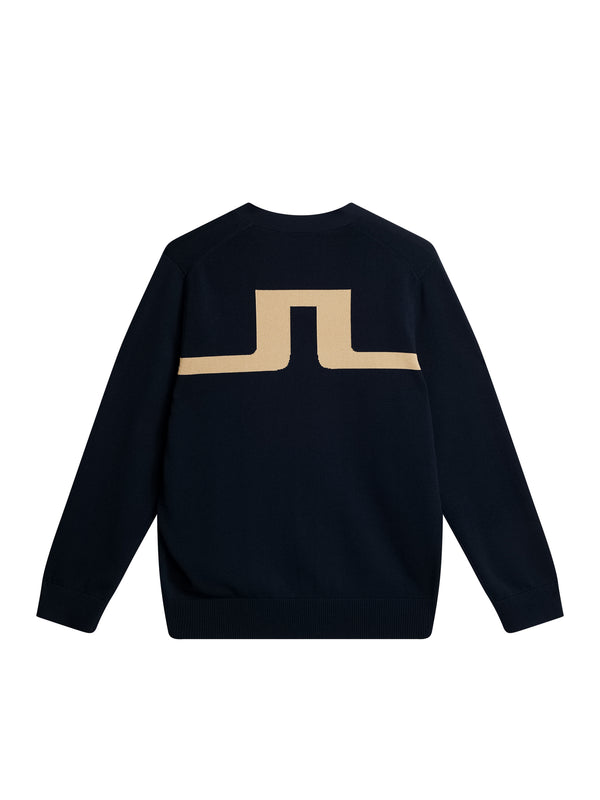 J.lindeberg Jarred Knitted Cardigan JL Navy