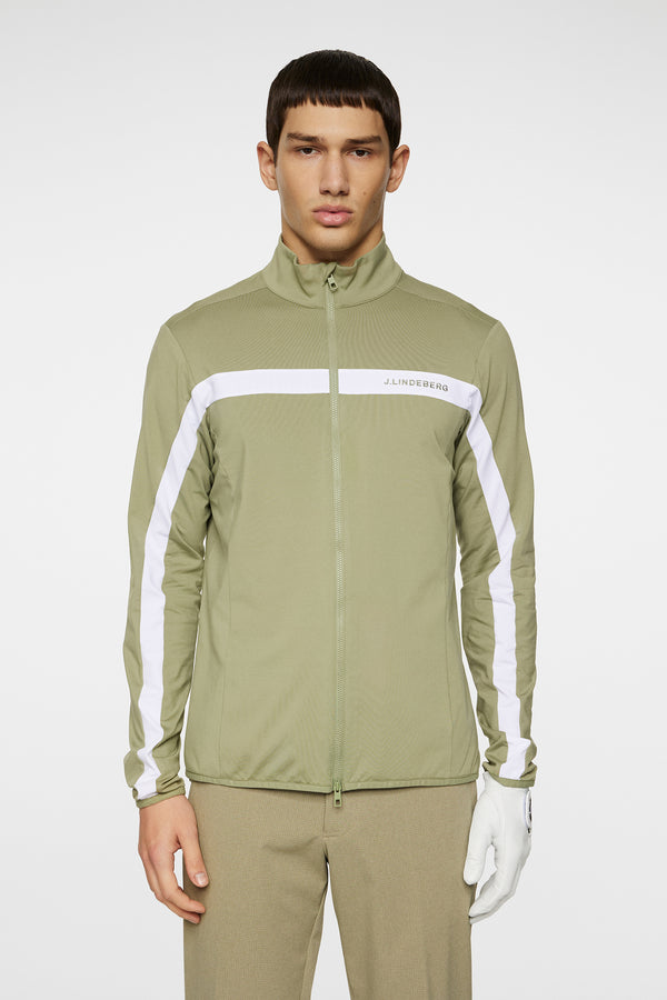 j.lindeberg Jarvis Mid Layer Oil Green
