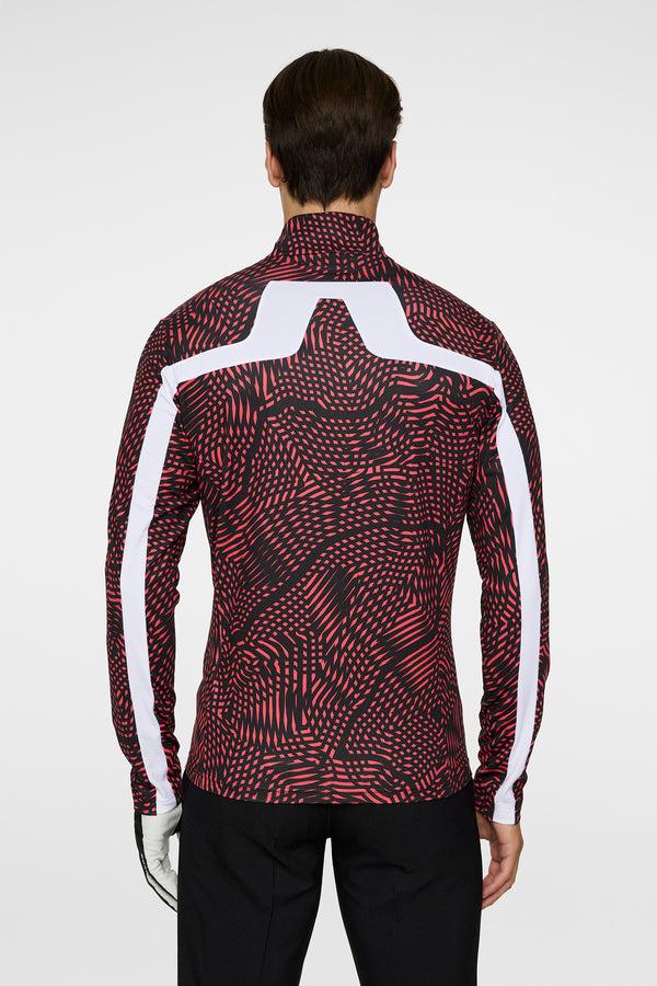 J.lindeberg Jarvis Tour Mid Layer Azalea Wave Pink