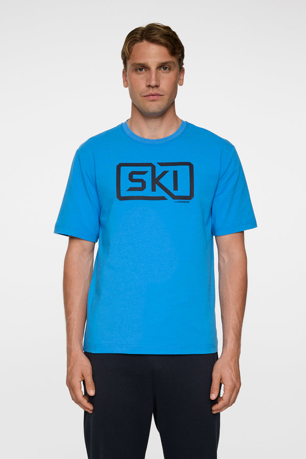 j.lindeberg Jayden T shirt Sonic Blue
