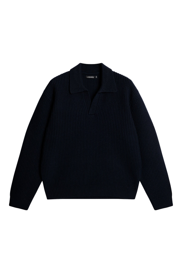 J.lindeberg Jethro Heavy Polo Knit JL Navy