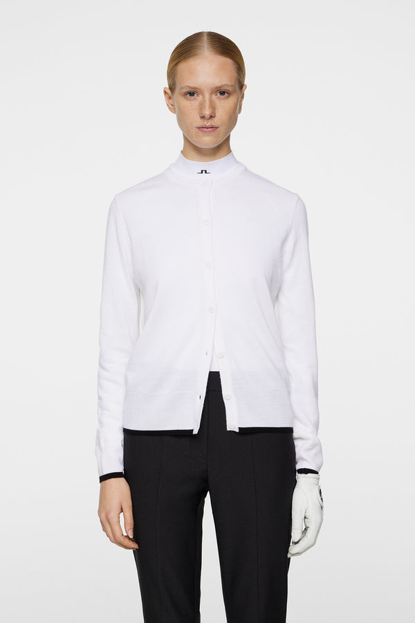 j.lindeberg Joanna Knitted Cardigan White