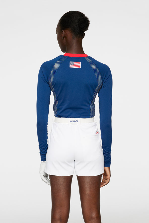 J.lindeberg Joelle Seamless Longsleeve Estate Blue