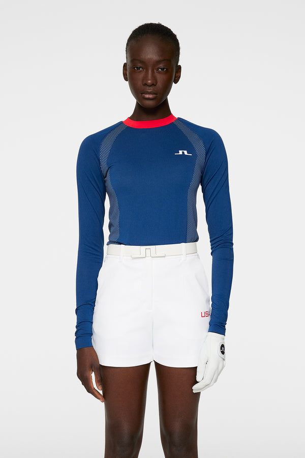 j.lindeberg Joelle Seamless Longsleeve Estate Blue