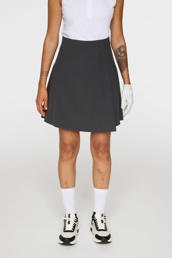 j.lindeberg Joy Skirt Dark Grey Melange
