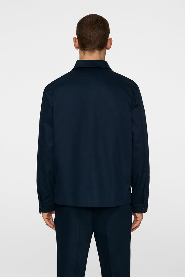 J.lindeberg Julius Cotton Twill Overshirt JL Navy
