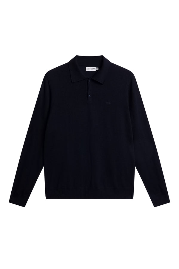 J.lindeberg Kai Knitted Merino Polo JL Navy