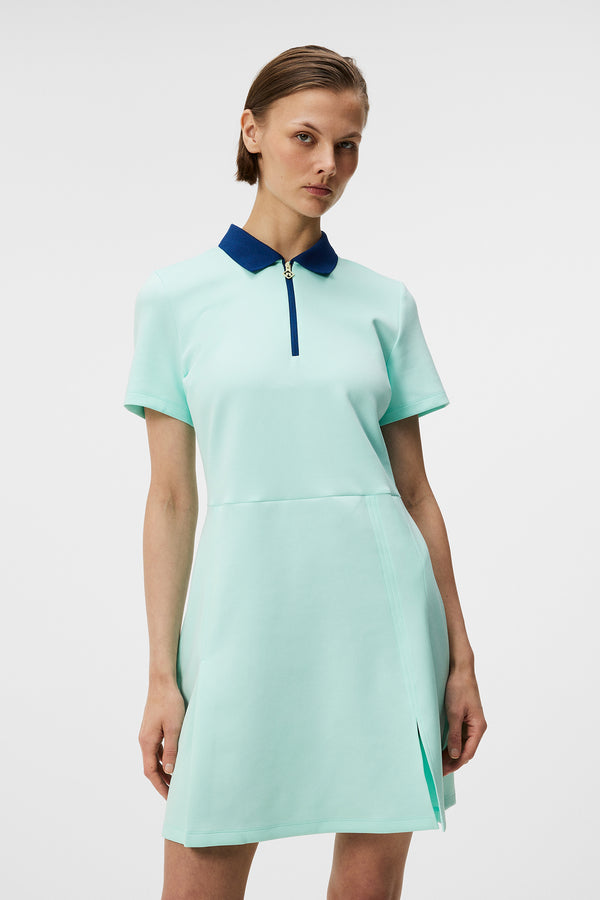 j.lindeberg Kanai dress Aruba Blue