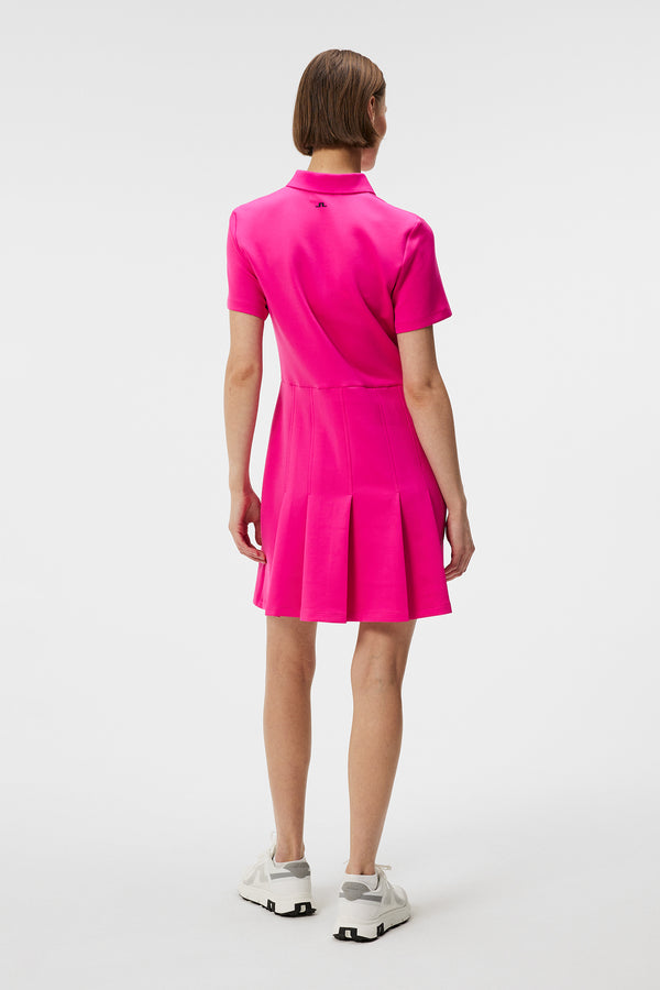 J.lindeberg Kanai Dress Fuchsia Purple