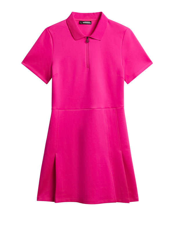 J.lindeberg Kanai Dress Fuchsia Purple