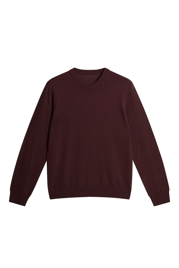 J.lindeberg Keane Merino Crew Neck Huckleberry